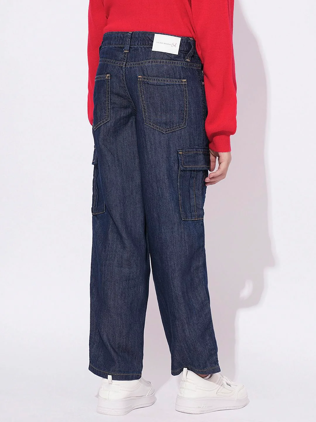 Test Juspay Girls Dark Blue Flared Jeans (Copy) - Image 3